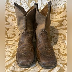 Ariat boys Rambler Western Cowboy square toe boots